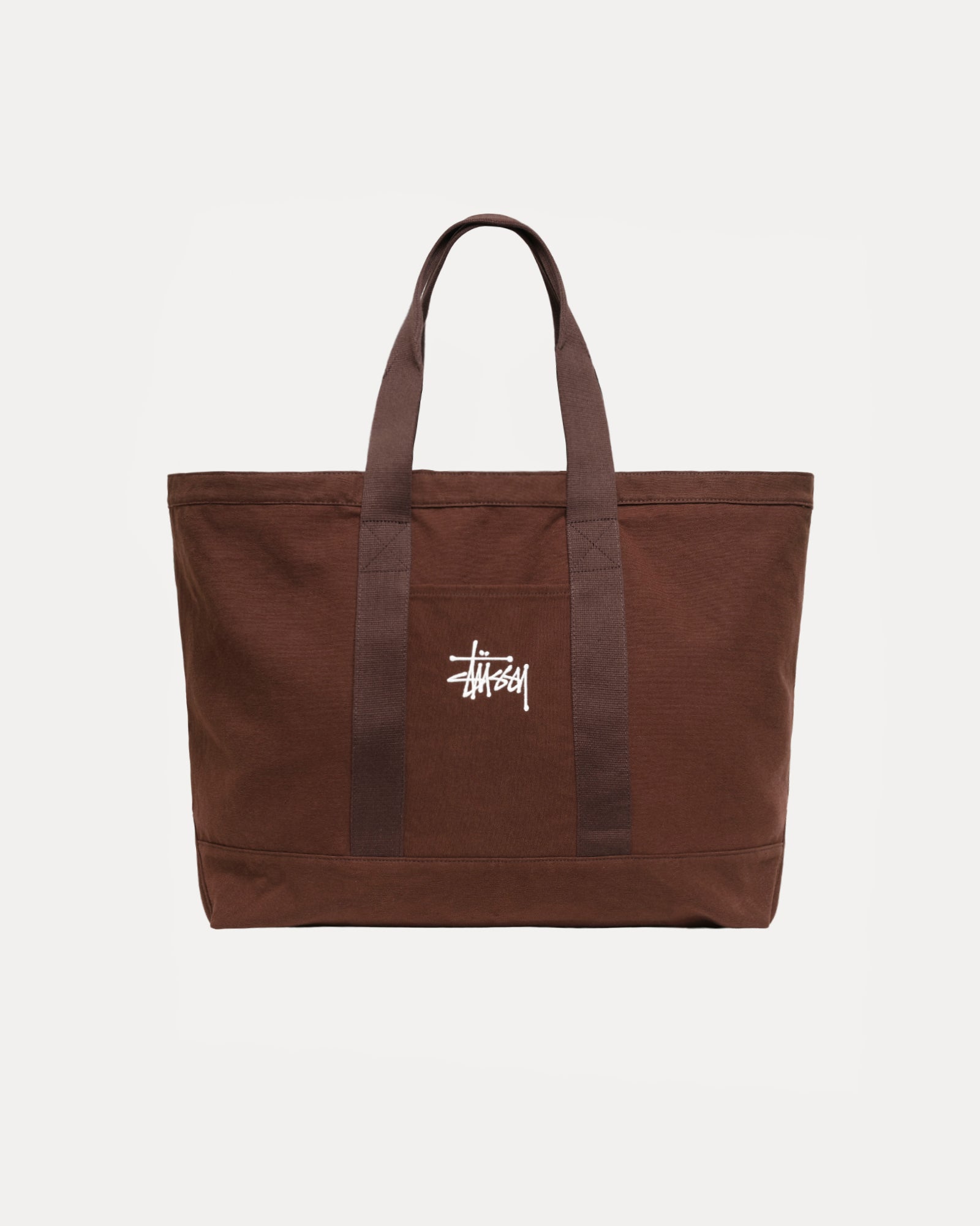 Canvas Extra Large Tote Bag – Brown | Accessories | Stüssy Korea