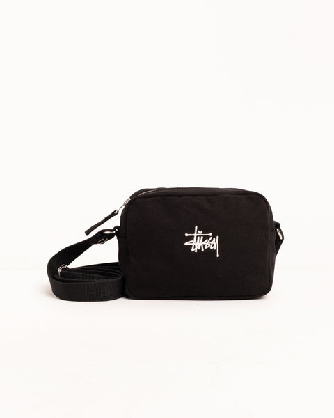 Canvas Side Pouch Accessories In Black