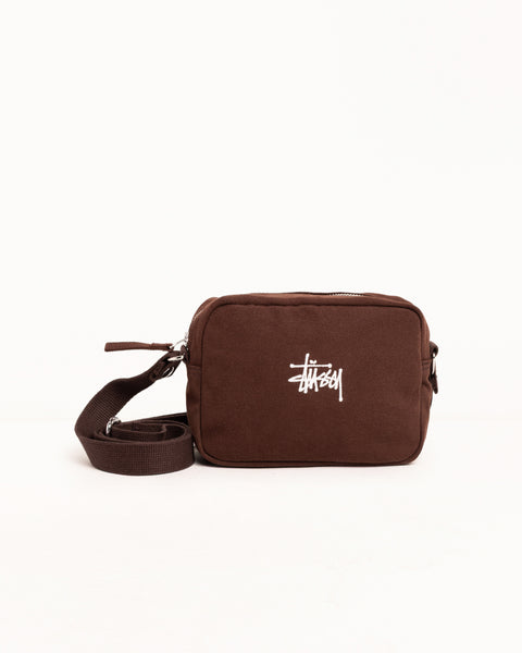 Canvas Side Pouch Accessories In Brown