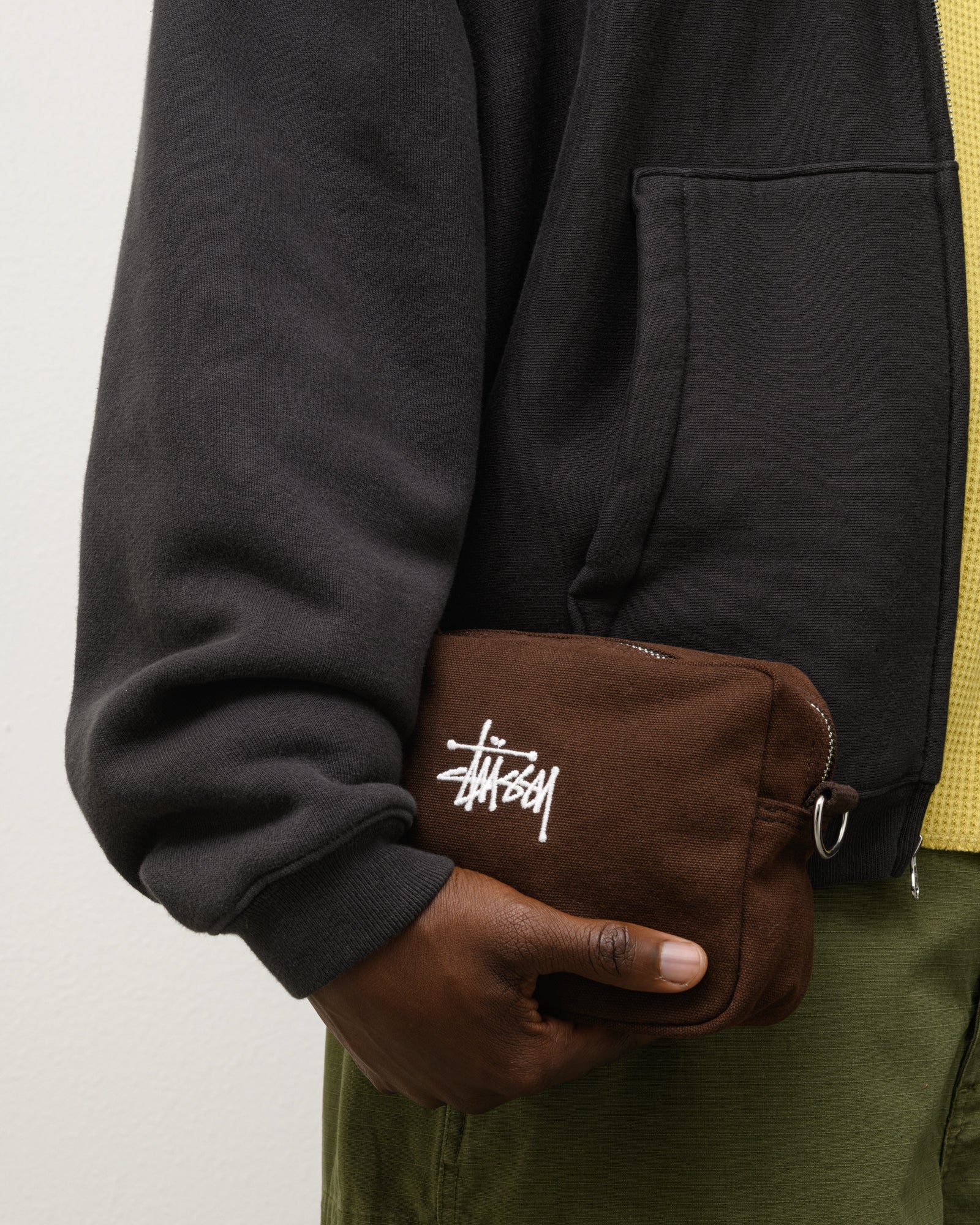 Canvas Pouch – Brown | Accessories | Stüssy Korea