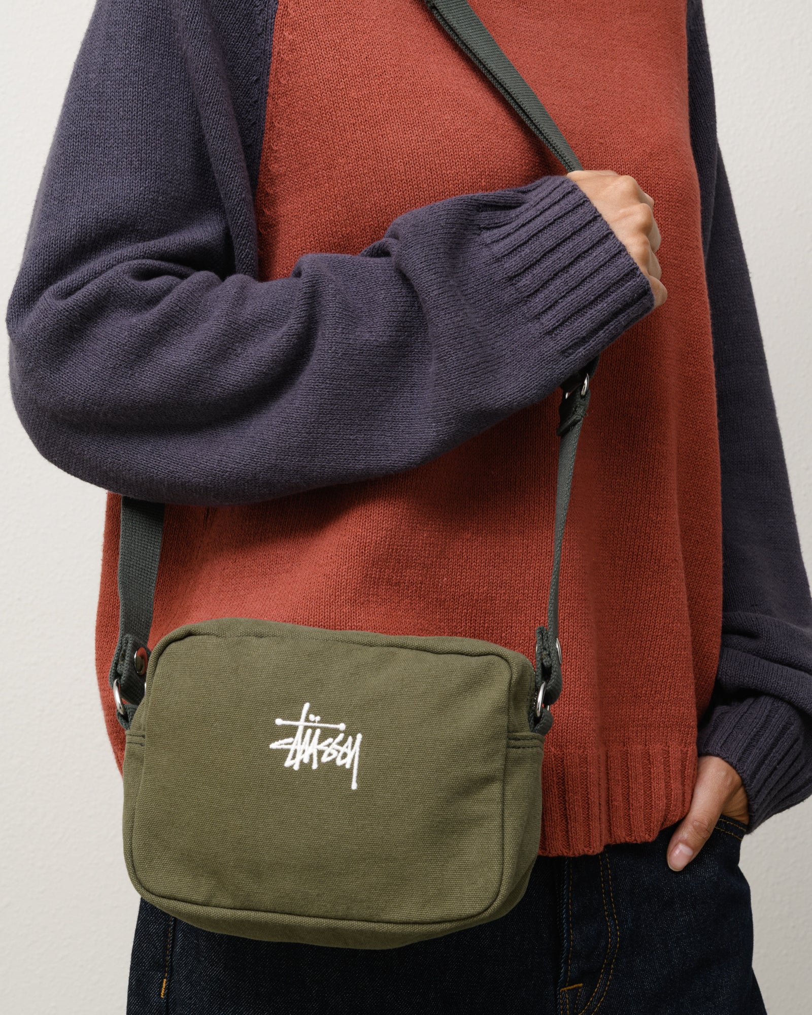Canvas Pouch – Green | Accessories | Stüssy Korea
