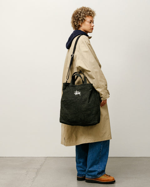 Canvas Crossbody Bag – Washed Black | Accessories | Stüssy Korea