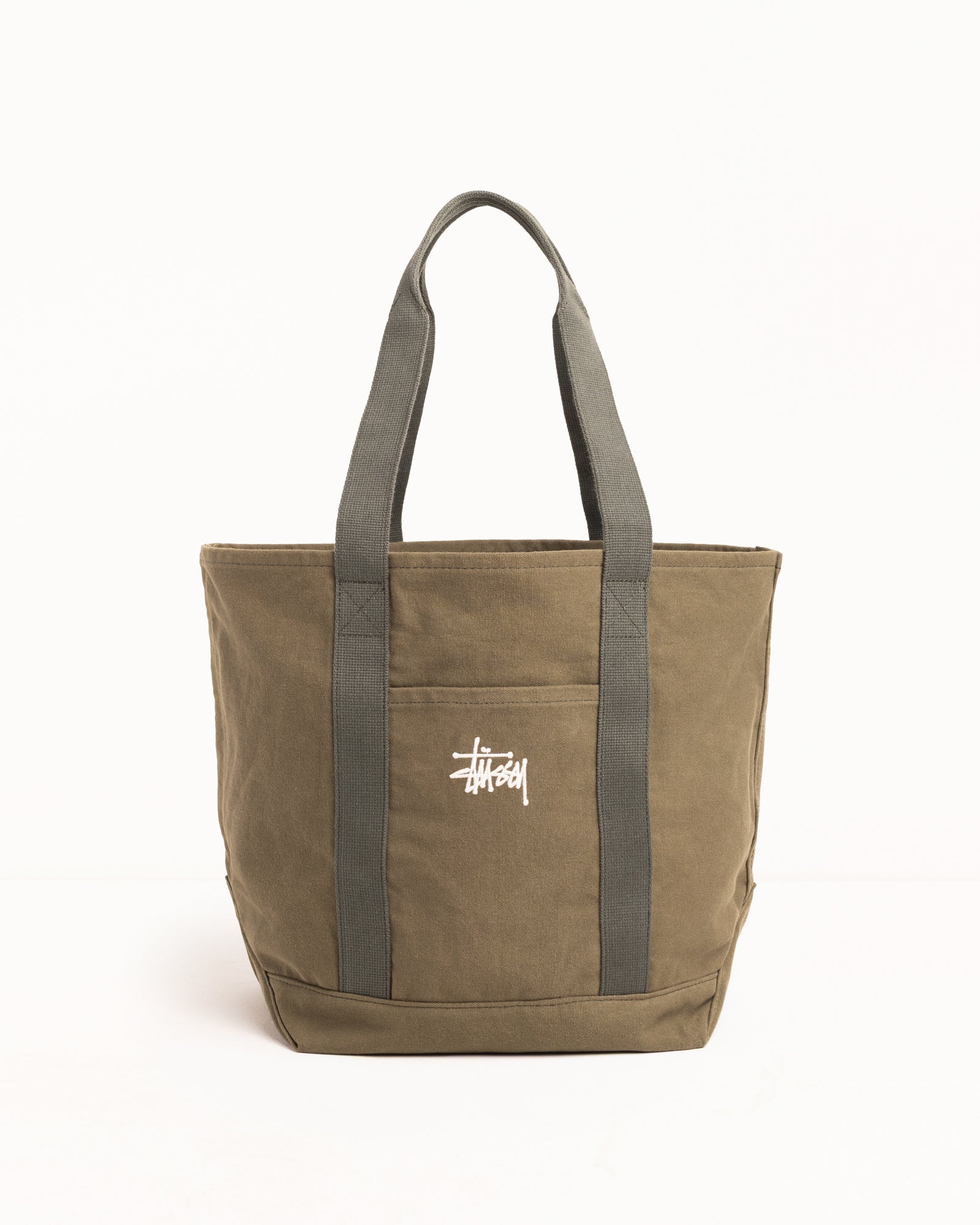 Canvas Market Tote Bag Accessories In Green