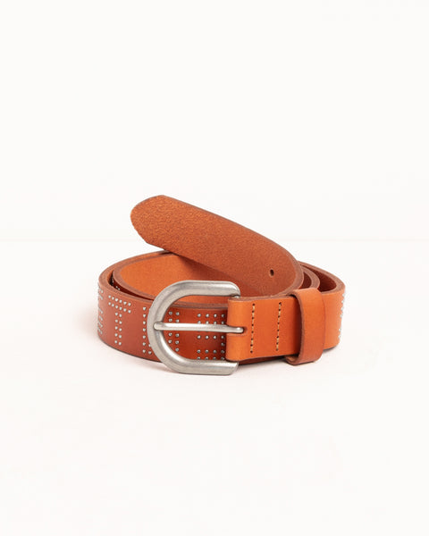 Stud Letter Belt – Worn Tan | Accessories | Stüssy Korea
