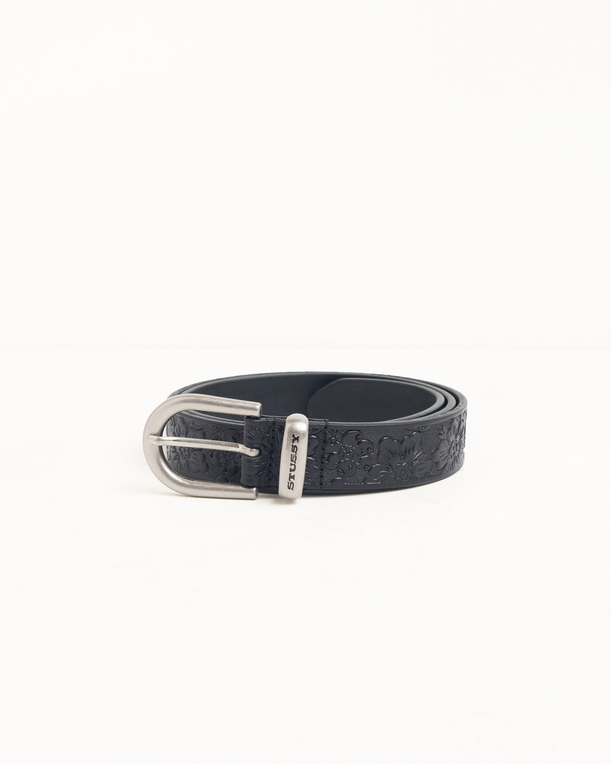 Leather Hawaiian Belt Unisex In Black