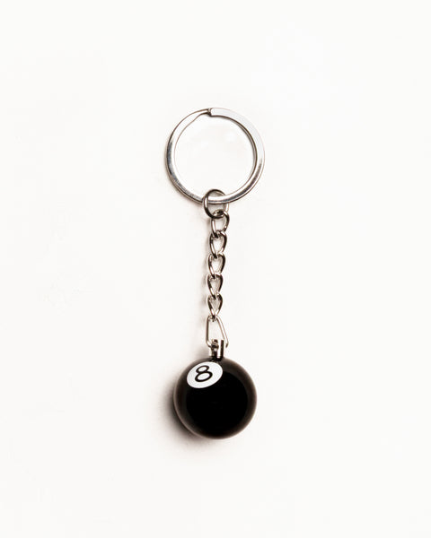 8 Ball Keychain – Black | Accessories | Stüssy Korea