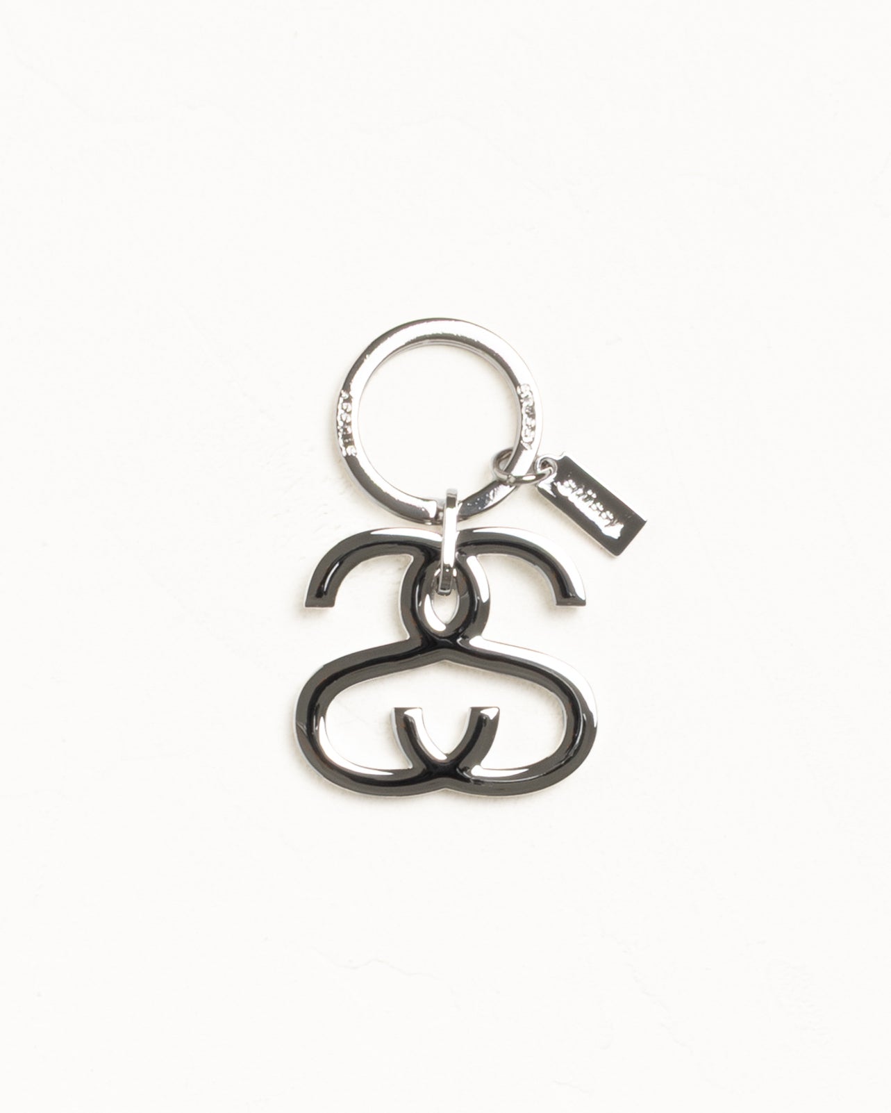 Ss Link Keychain Accessories In Silver