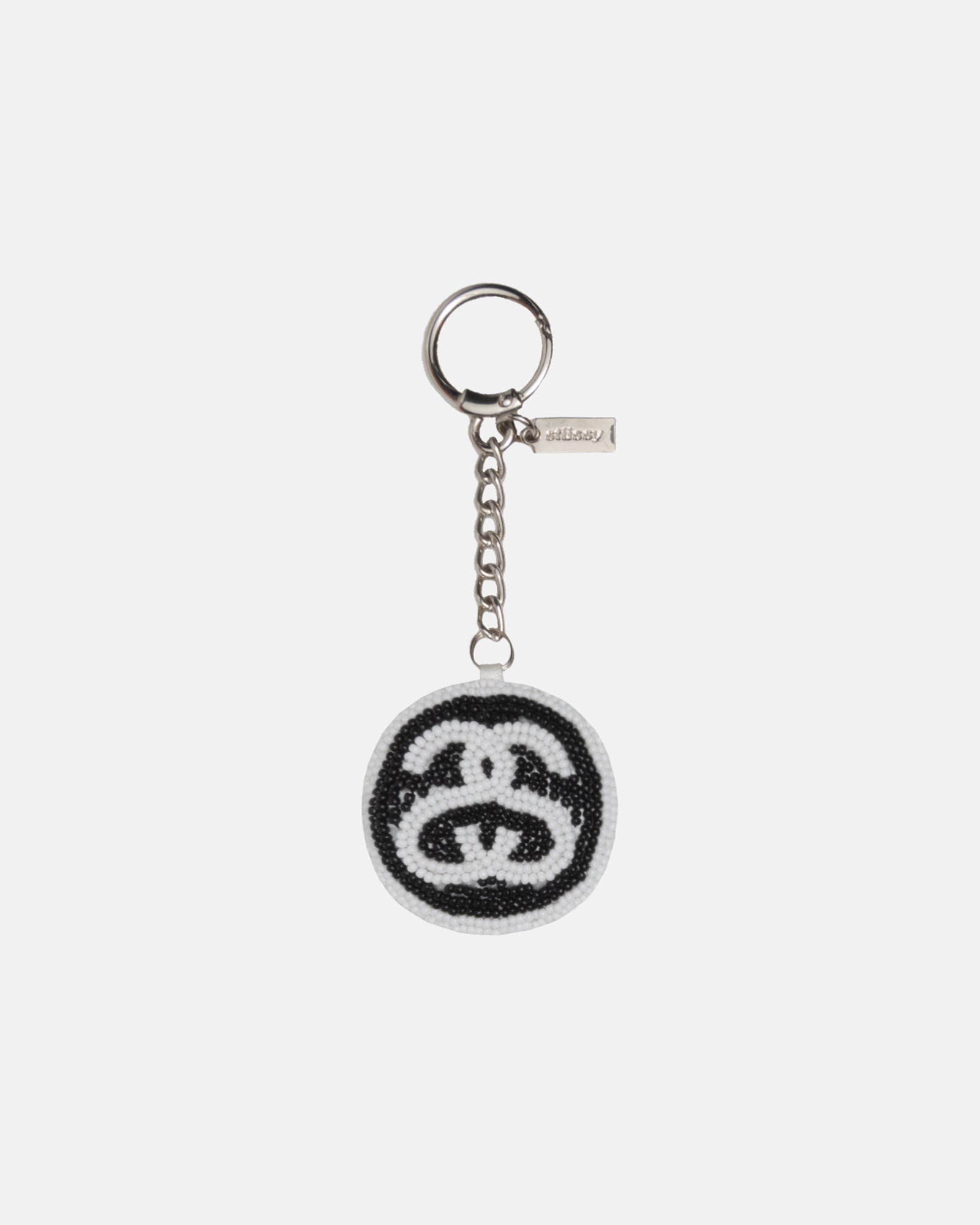 Stüssy Ss Link Beaded Ball Keychain Black/White Accessories