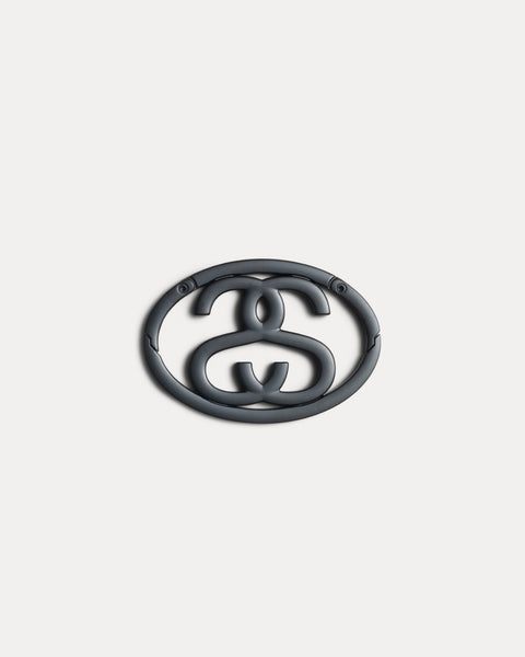 Ss-link Carabiner Accessories In Matte Black