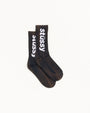 WASHED HELVETICA CREW SOCK