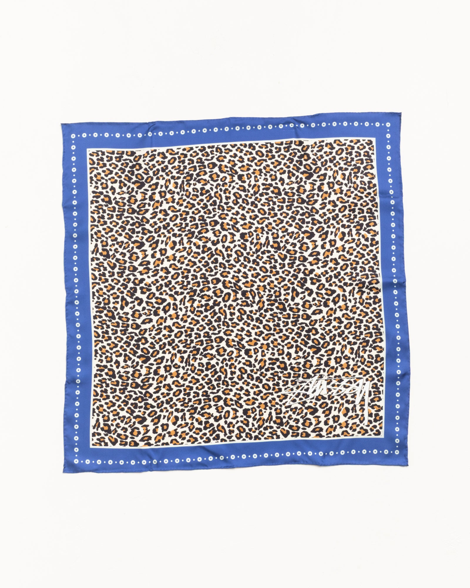 Pattern Silk Bandana Accessories In Leopard