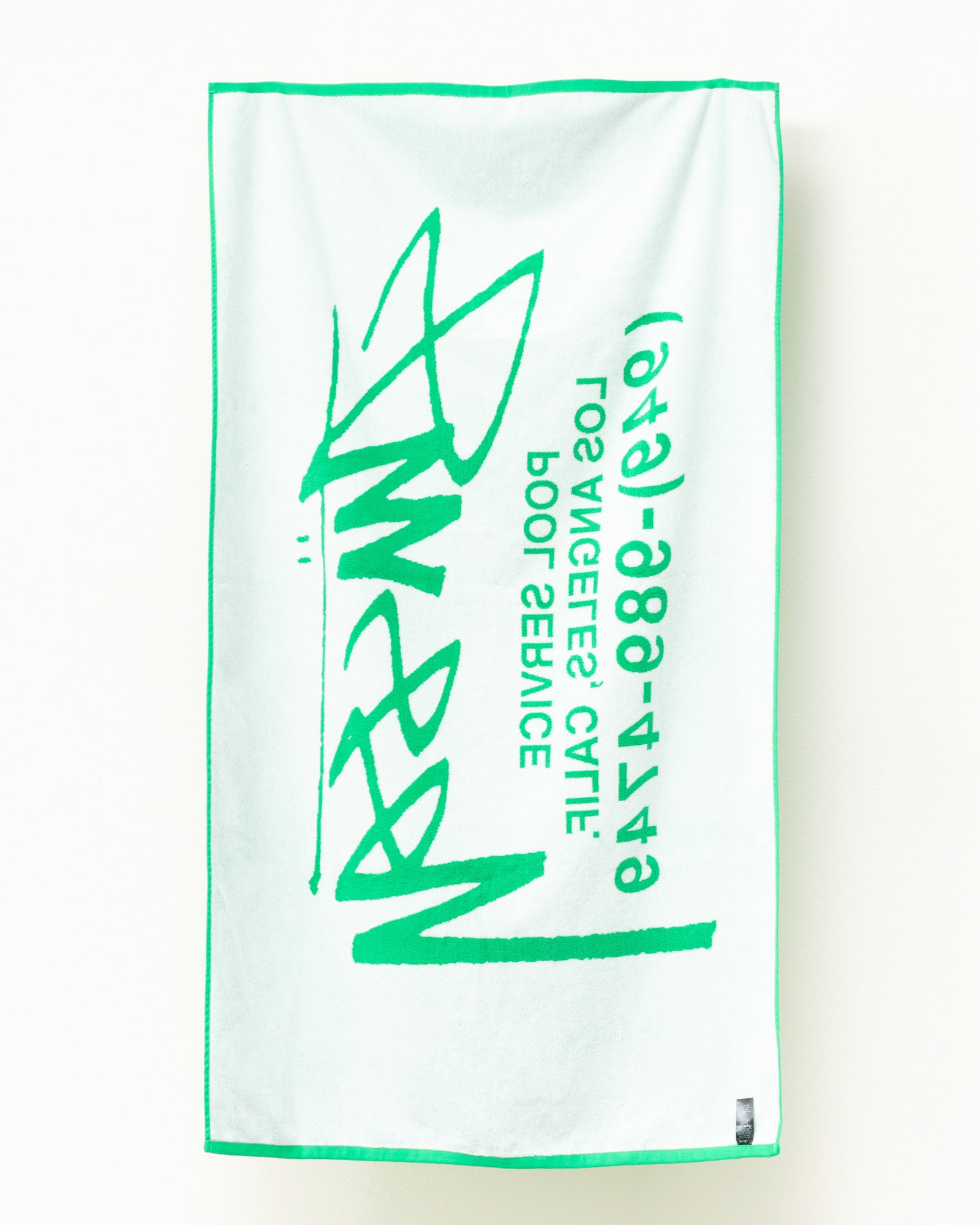 Pool Service Beach Towel – Green | Beach Accessories | Stüssy Korea