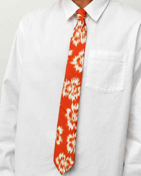 Motion Flower Tie Accessories In Red