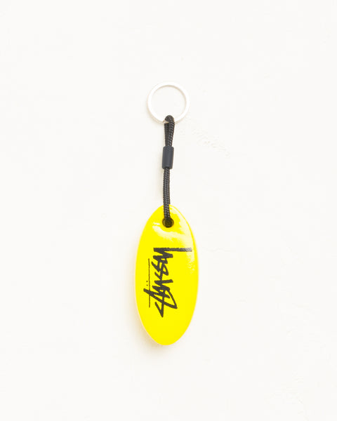 옐로우 컬러의 플로티 키체인 액세서리