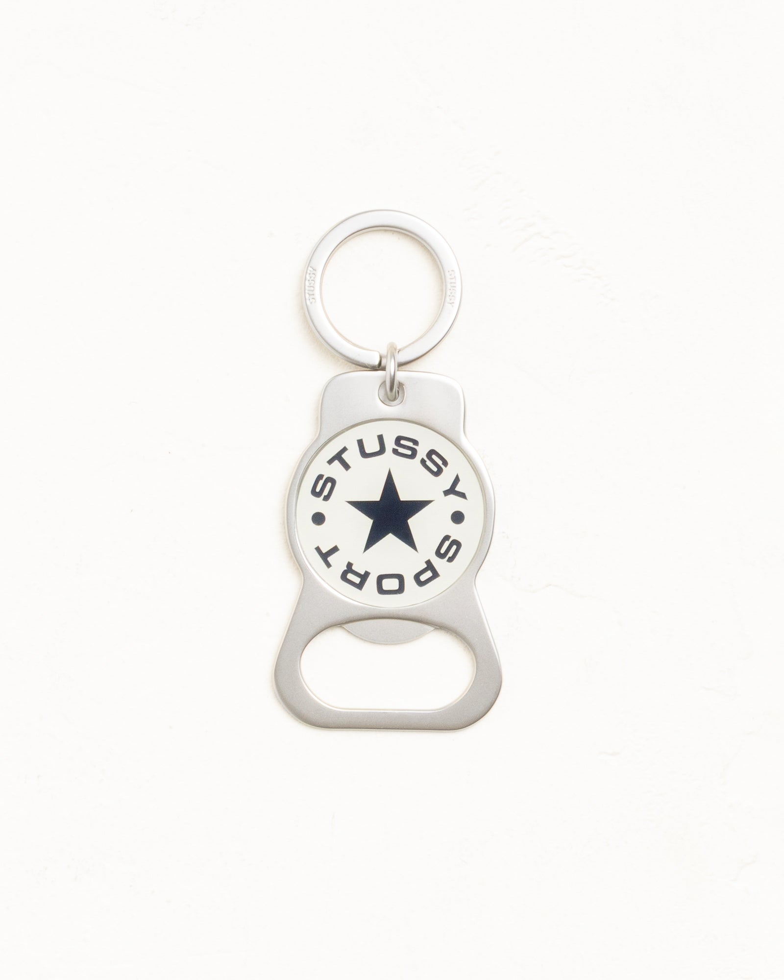 Bottle Opener Keychain Unisex In Silver