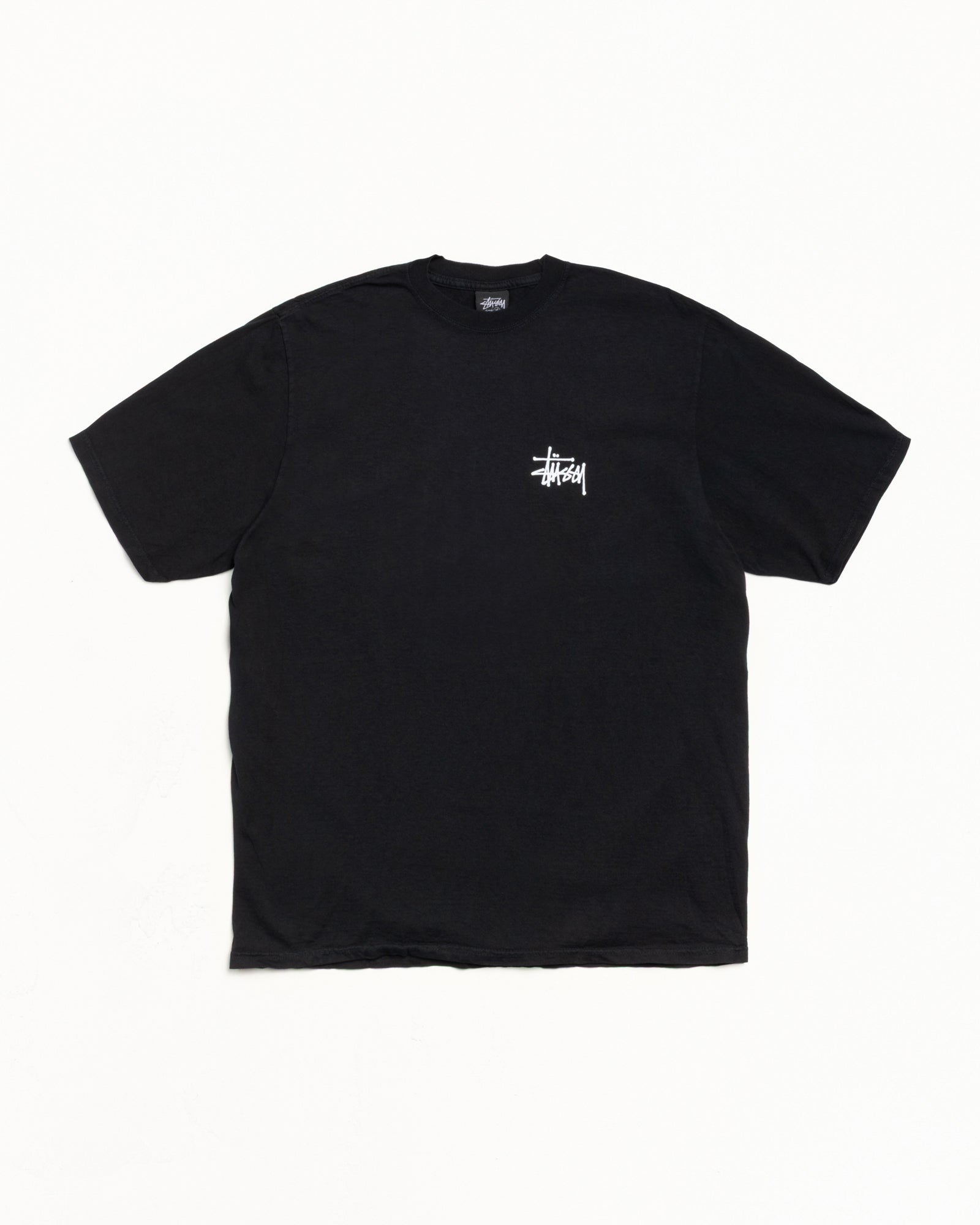 Basic Stussy Tee Mens Short Sleeve In Black