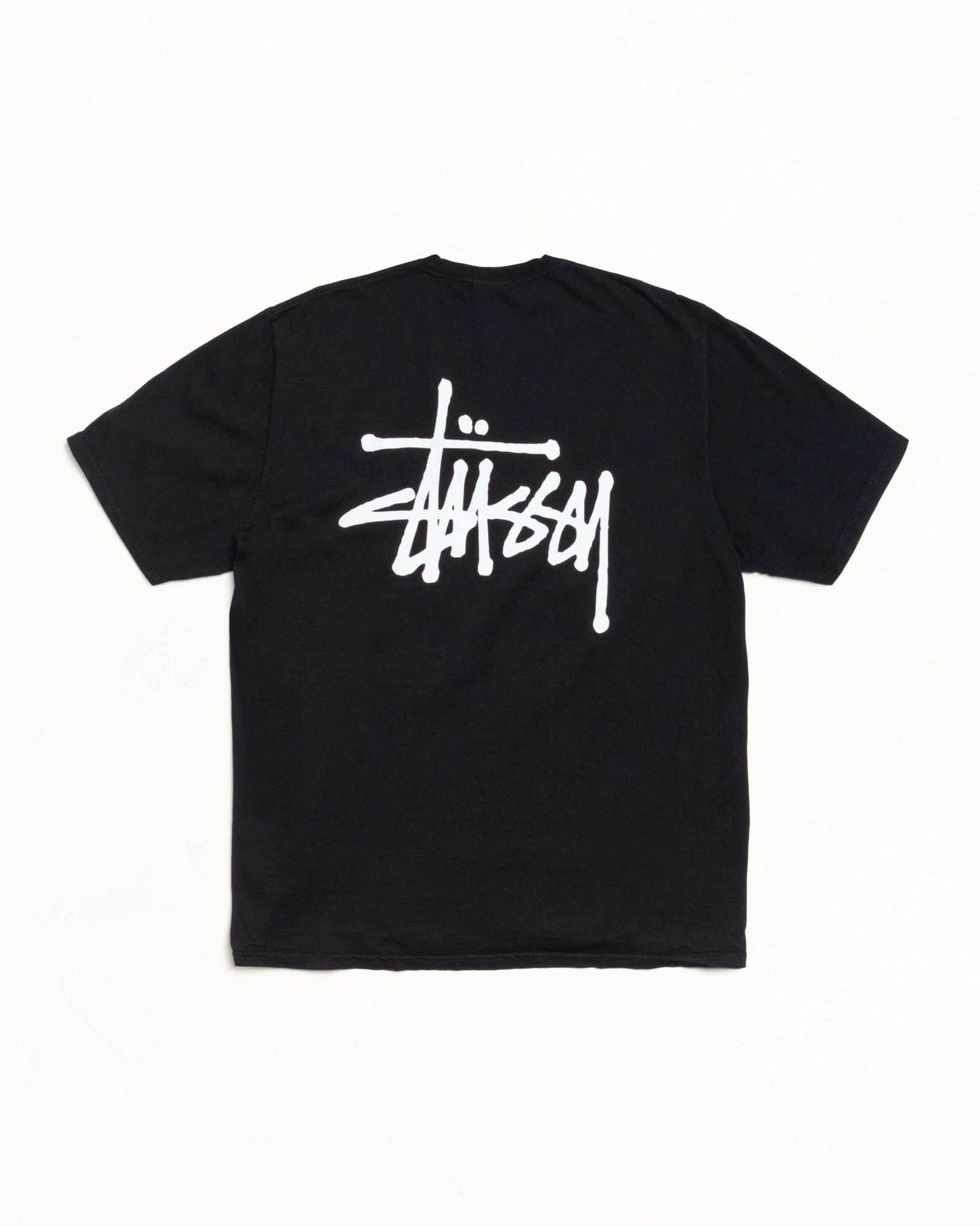 Basic Stussy Tee Mens Short Sleeve In Black