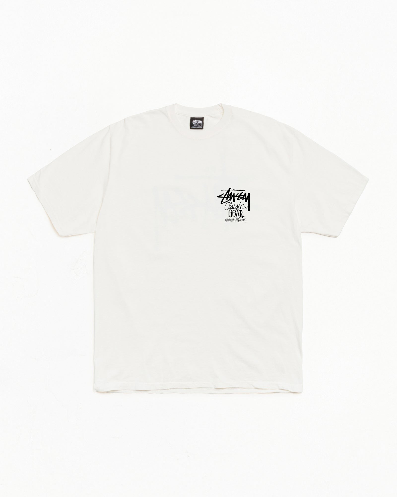 Classic Gear Pig. Dyed Tee Mens Short Sleeve In Natural