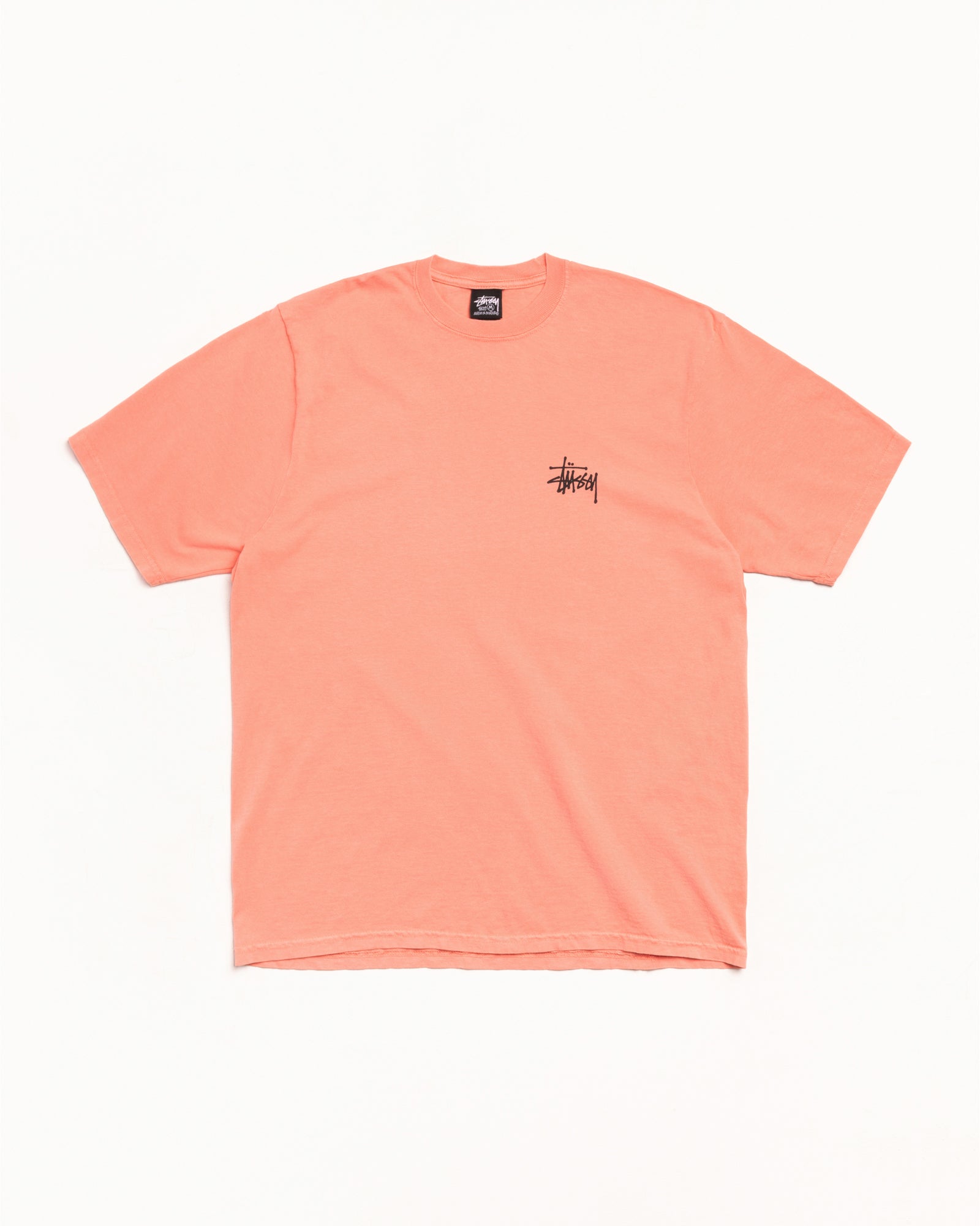 Basic Stussy Pig. Dyed Tee Mens Short Sleeve In Sherbert