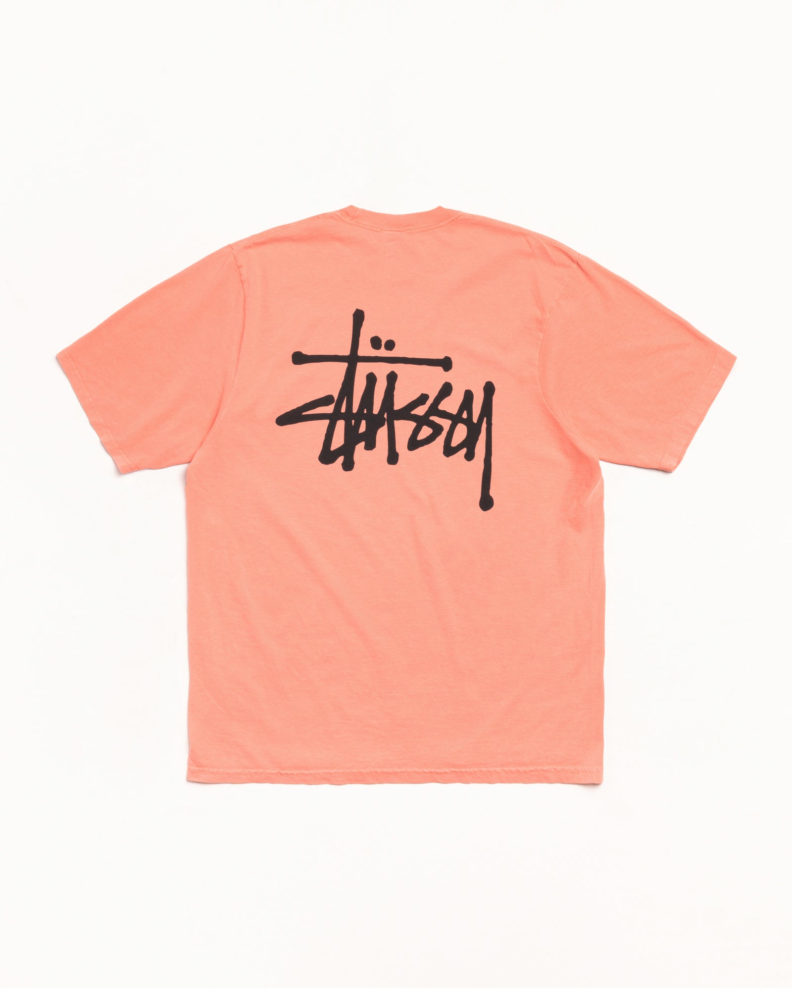Basic Stussy Pig. Dyed Tee Mens Short Sleeve In Sherbert