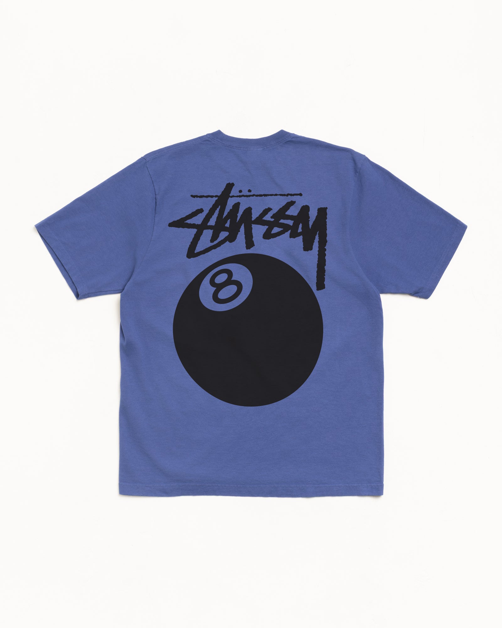 8 Ball Pigment Dyed Tee Mens Short Sleeve In Indigo
