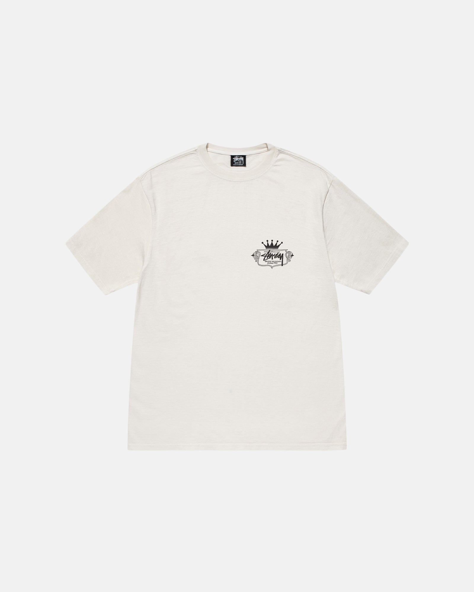 Stüssy Built To Last Tee Pigment Dyed Natural Shortsleeve