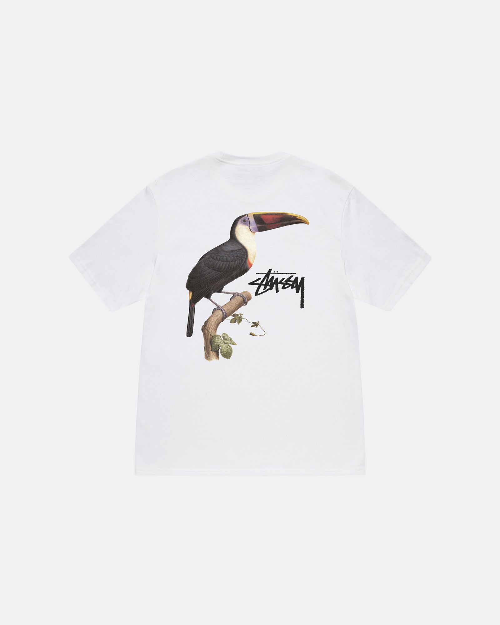 STÜSSY TOUCAN TEE WHITE SHORTSLEEVE