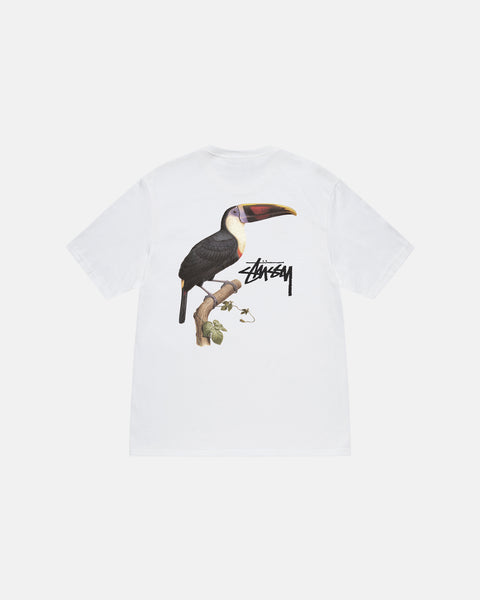 STÜSSY TOUCAN TEE WHITE SHORTSLEEVE