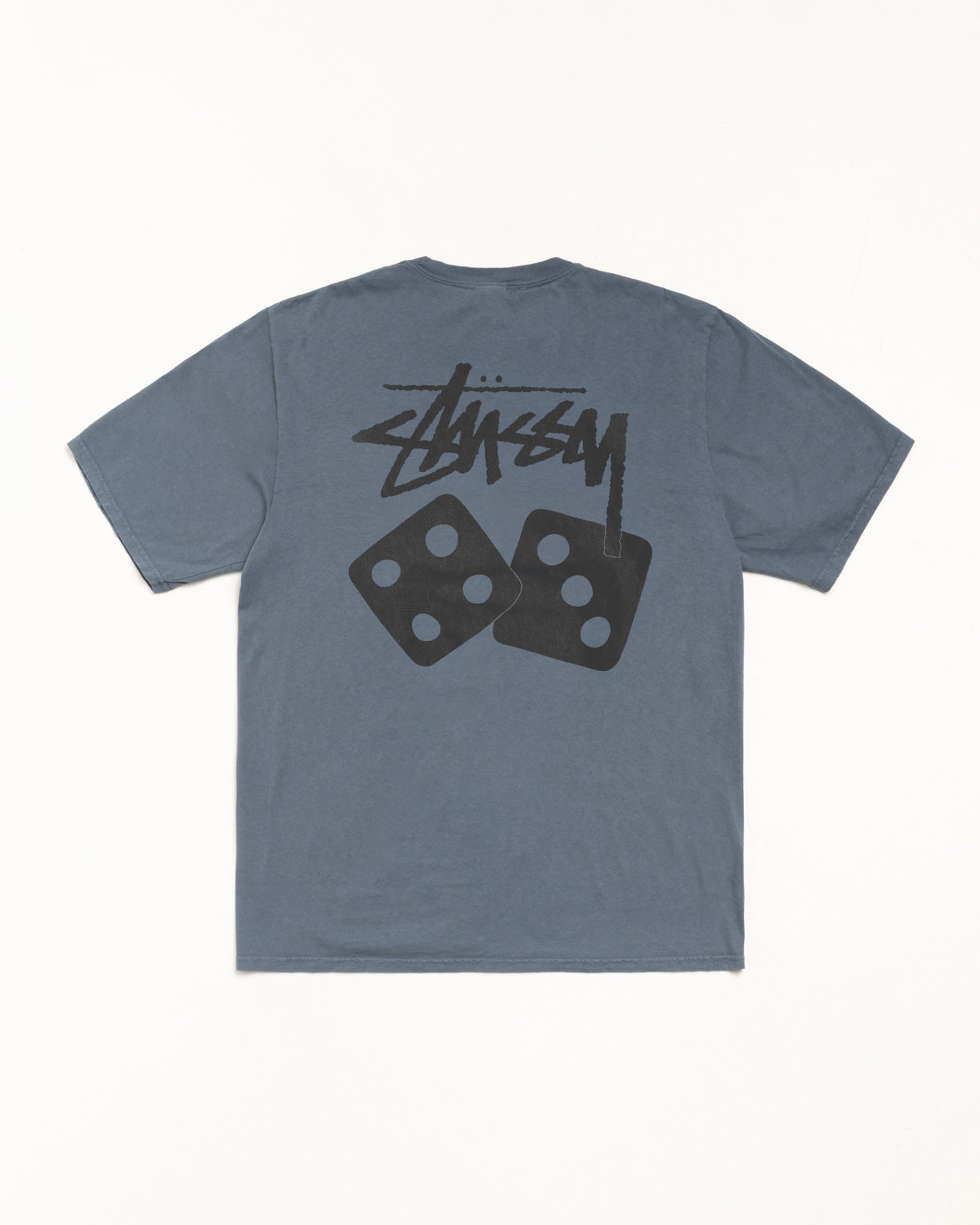 Dice Pig. Dyed Tee Mens Short Sleeve In Navy