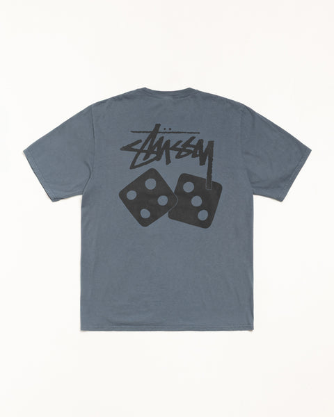 Dice Pig. Dyed Tee Mens Short Sleeve In Navy