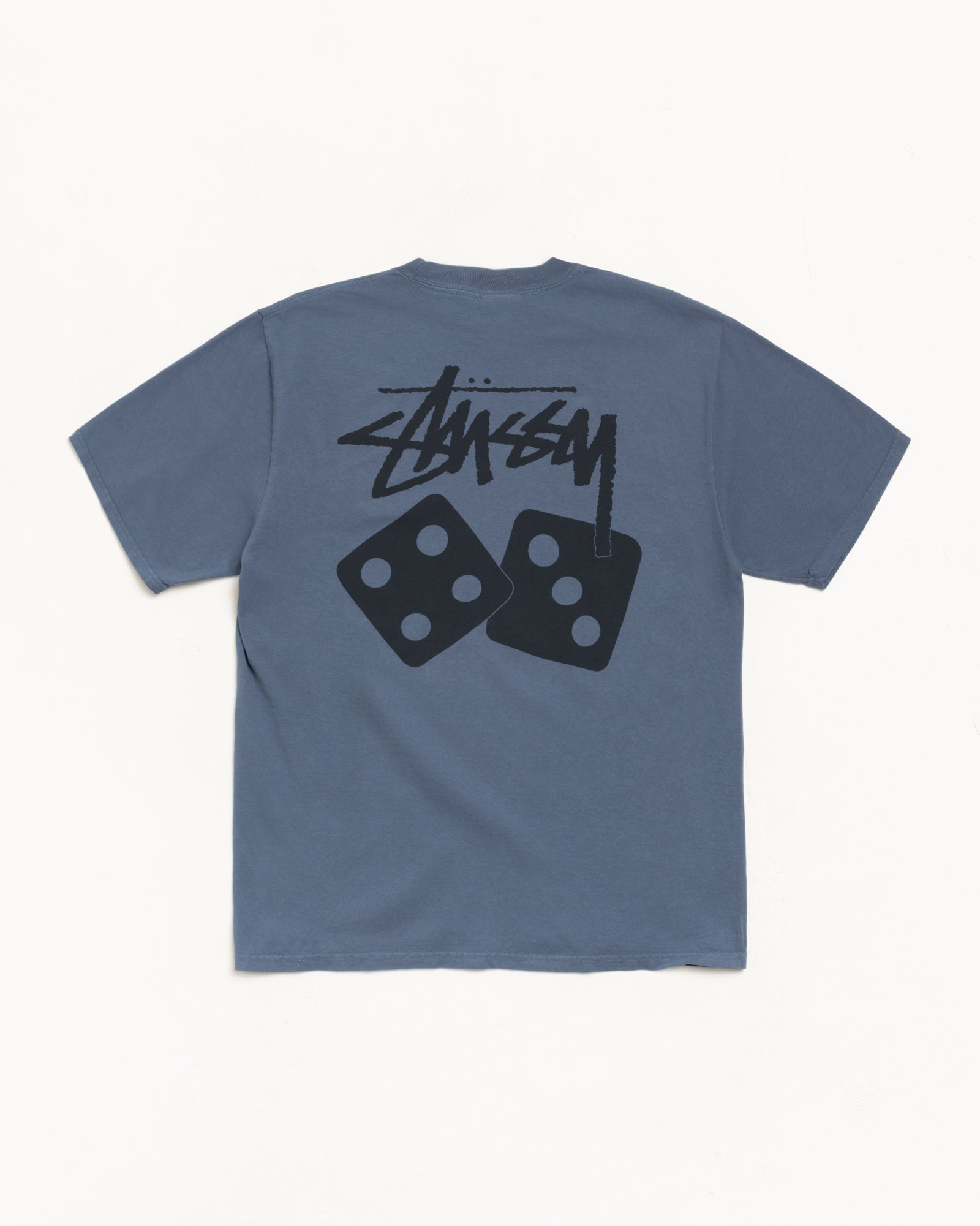 Dice Pig. Dyed Tee Mens Short Sleeve In Navy