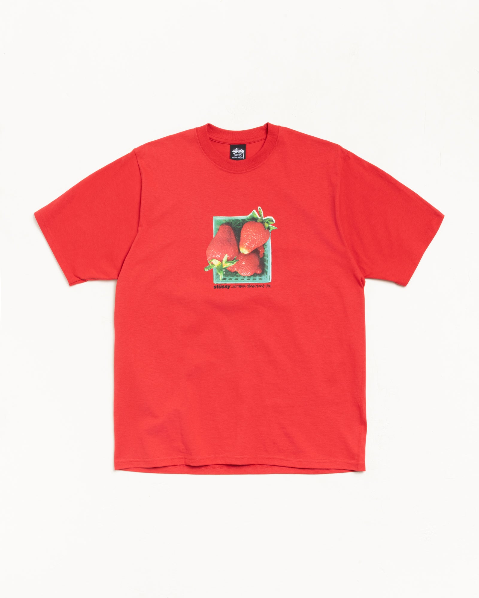 Berries Tee Mens Short Sleeve In Cayenne