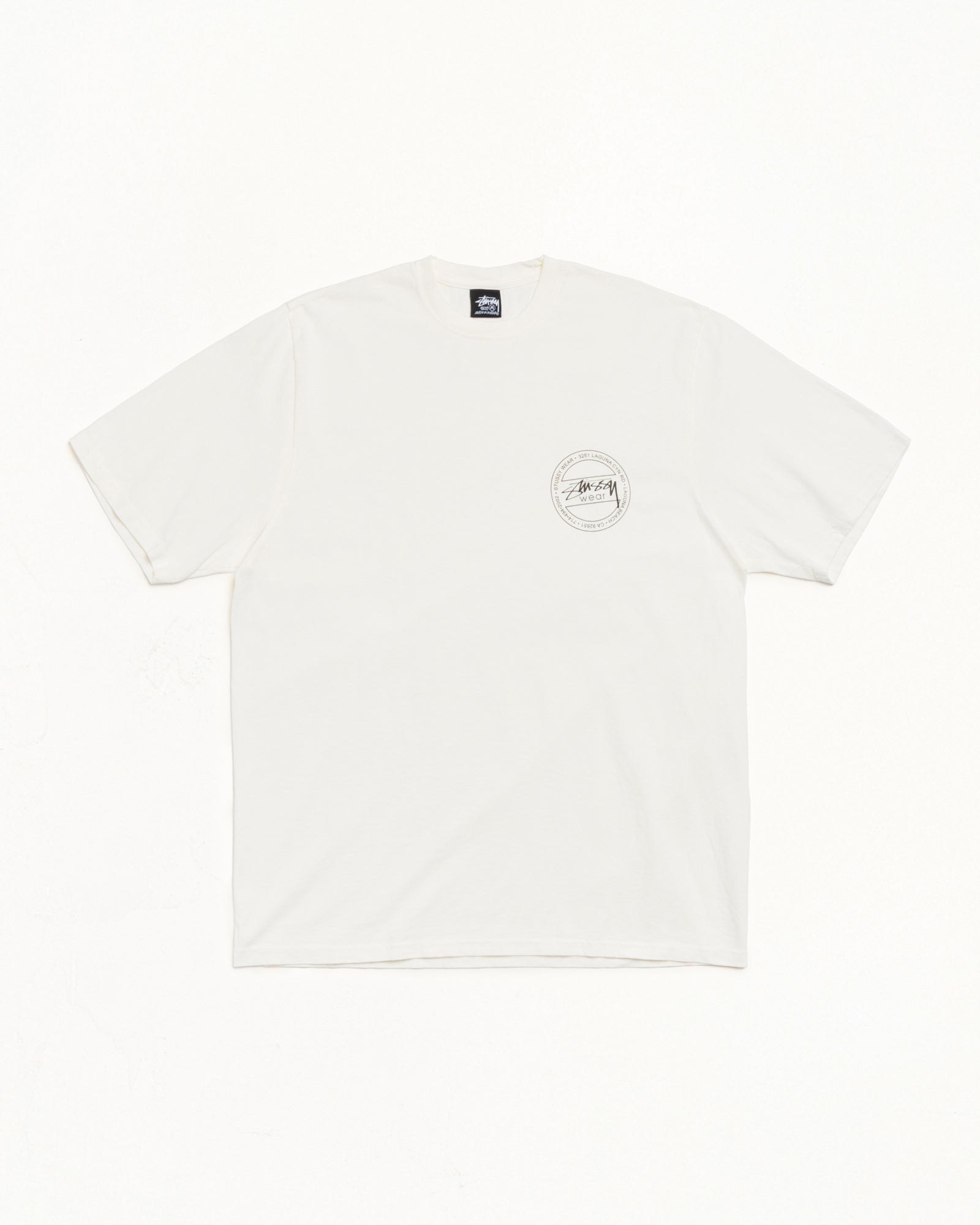 Stussy Wear Pig. Dyed Tee Mens Short Sleeve In Natural