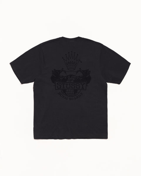 Built To Last Pig. Dyed Tee Mens Short Sleeve In Faded Black