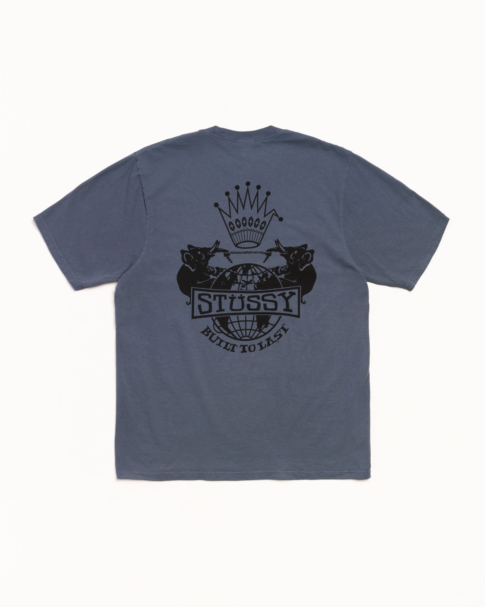 Built To Last Pig. Dyed Tee Mens Short Sleeve In Navy