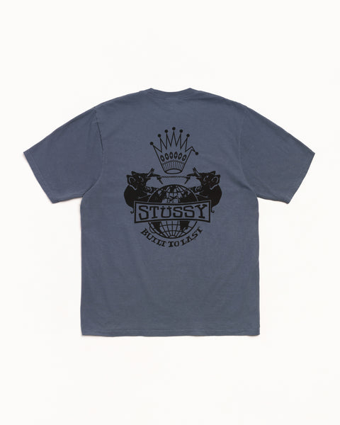 Built To Last Pig. Dyed Tee Mens Short Sleeve In Navy