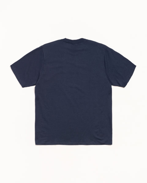 Long Range Tee Mens Short Sleeve In Navy