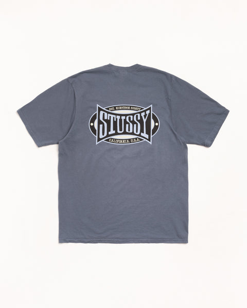 Champion Oval Pig. Dyed Tee Mens Short Sleeve In Navy