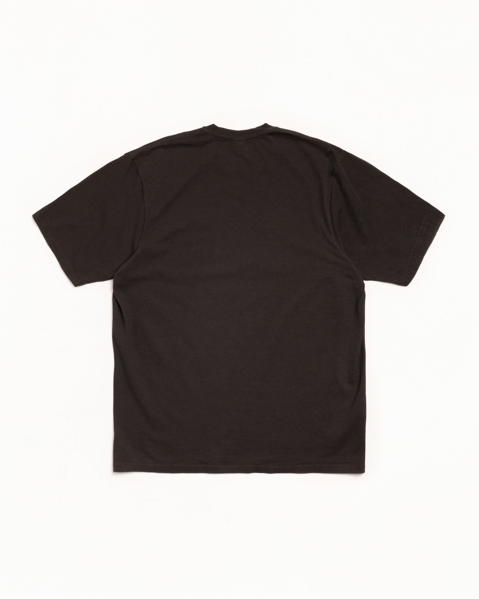 Stretch Pig. Dyed Tee Mens Short Sleeve In Faded Black