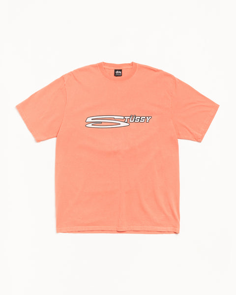 Stretch Pig. Dyed Tee Mens Short Sleeve In Sherbert