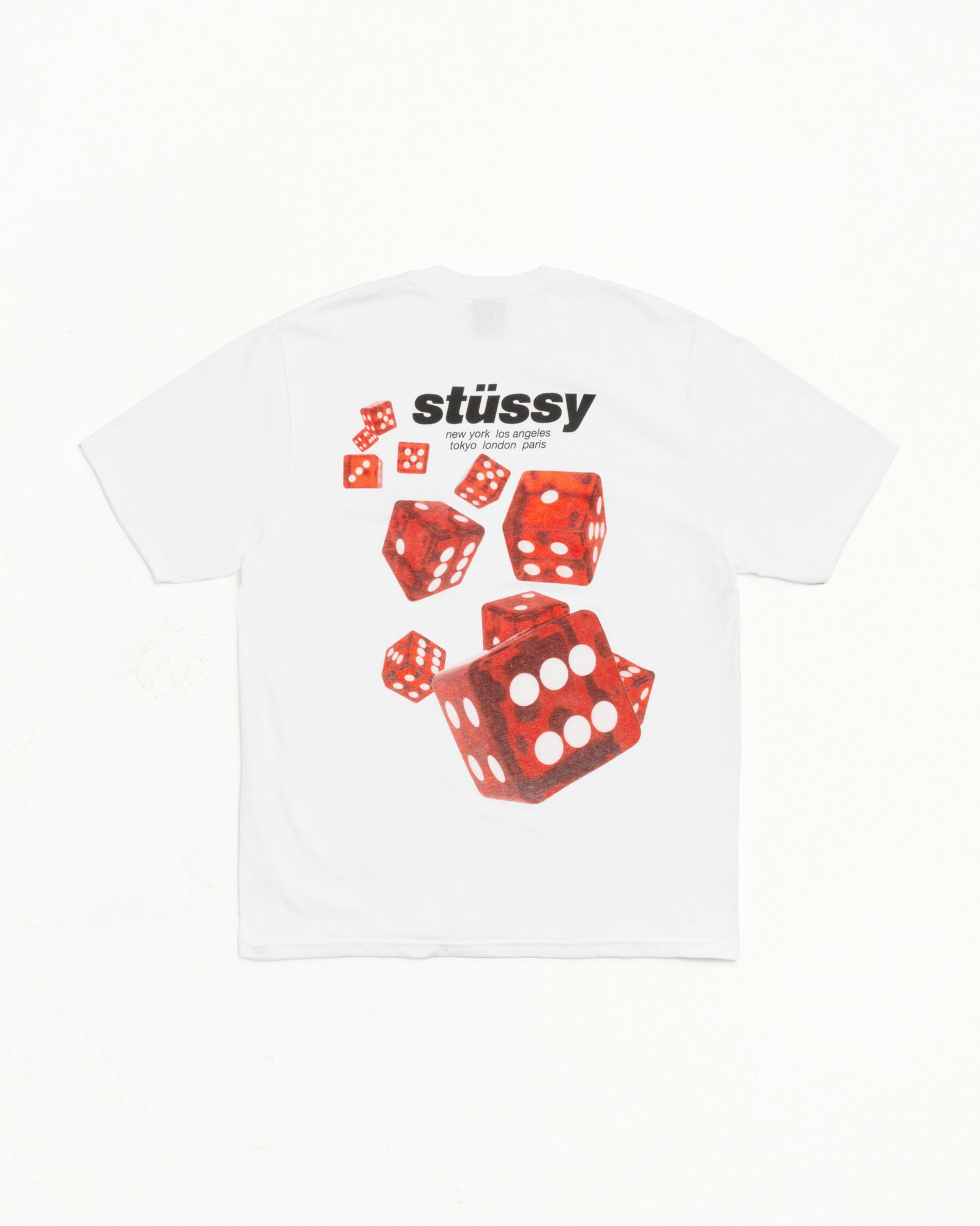 Rollers Tee Mens Short Sleeve In White