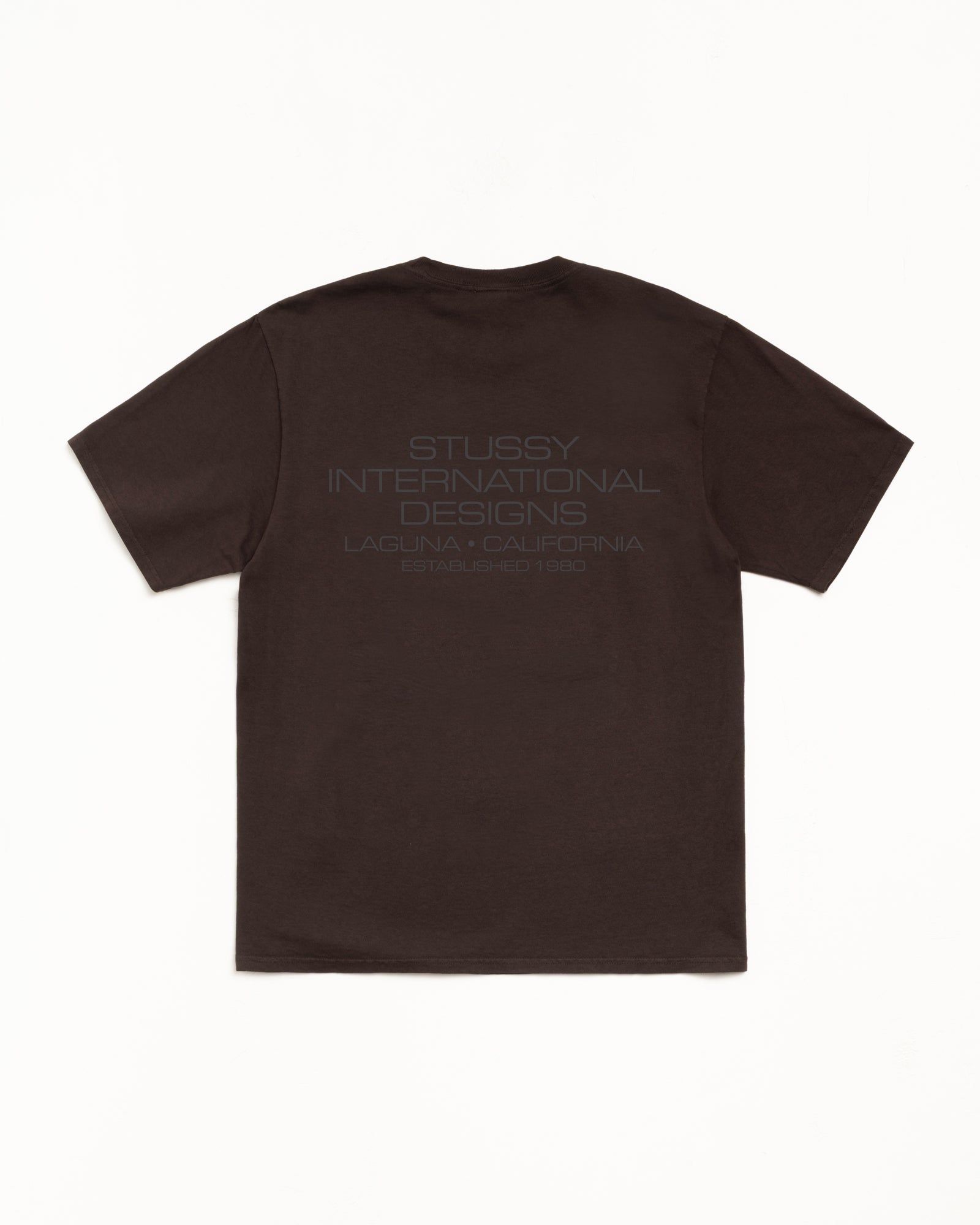 International Design Pig Dyed Mens Short Sleeve In Brown