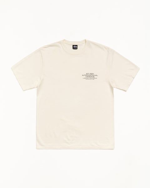 International Design Pig Dyed Mens Short Sleeve In Ivory