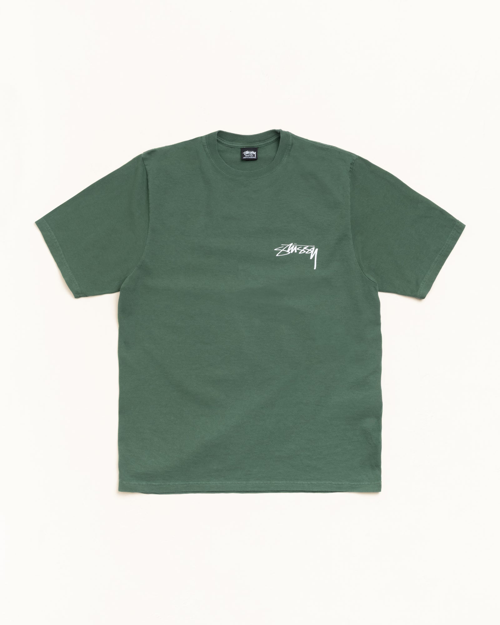 Skate Stack Pig. Dyed Tee Mens Short Sleeve In Pine