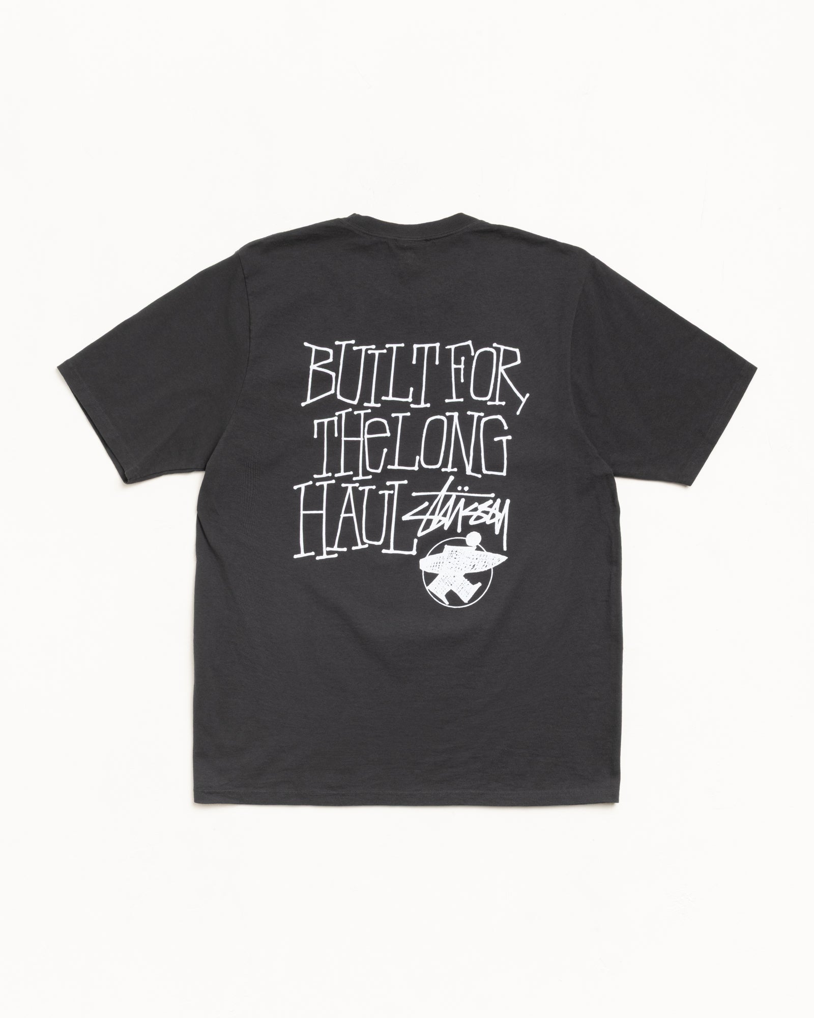 Long Haul Tee Pigment Dyed – Faded Black | Tees | Stüssy Korea