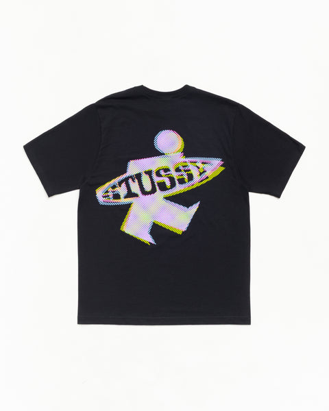 Dot Surf Tee Unisex Short Sleeve In Black