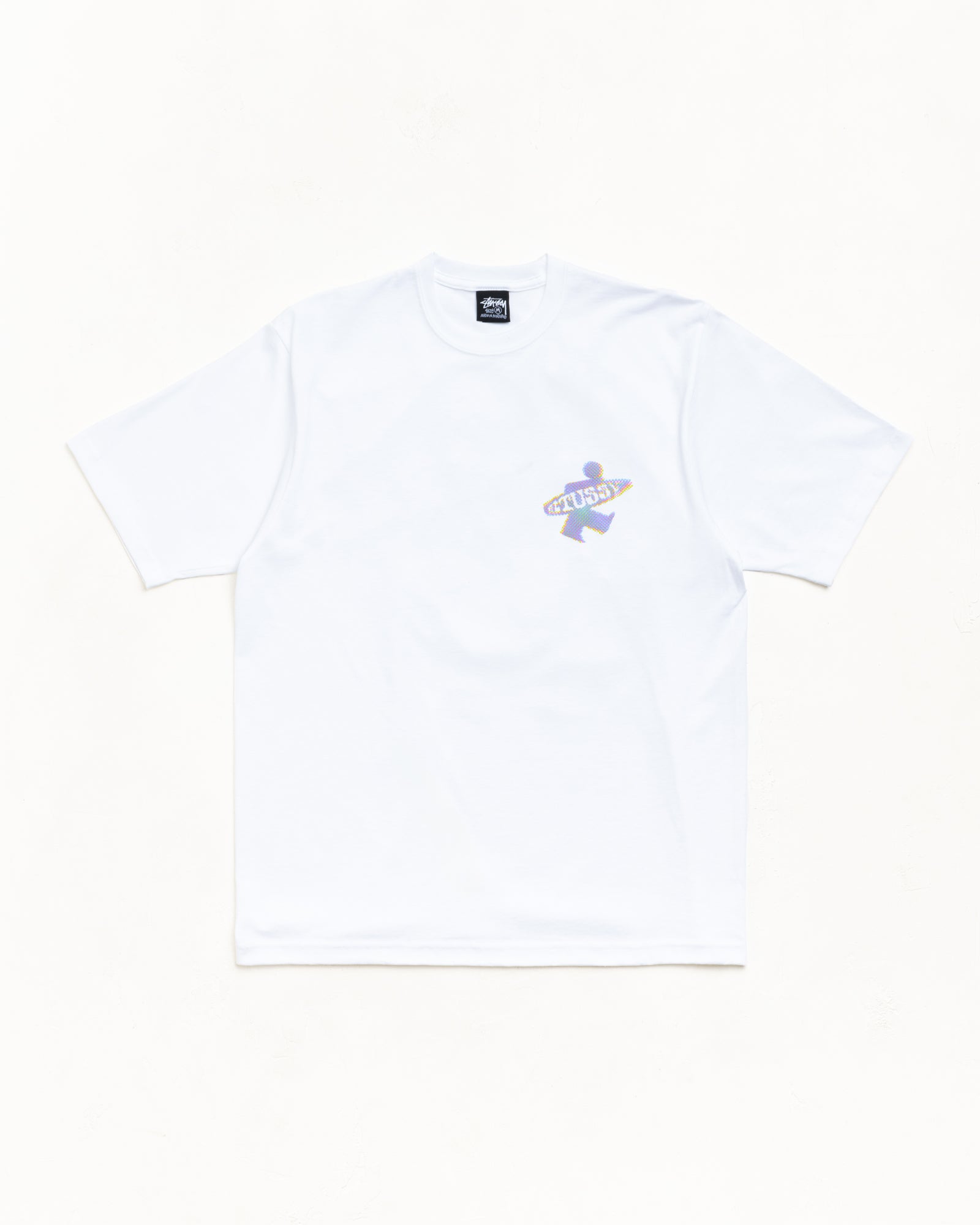 Dot Surf Tee Unisex Short Sleeve In White