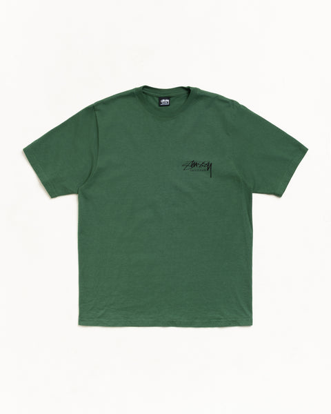 Beach Roots Pig. Dyed Tee Unisex Short Sleeve In Pine