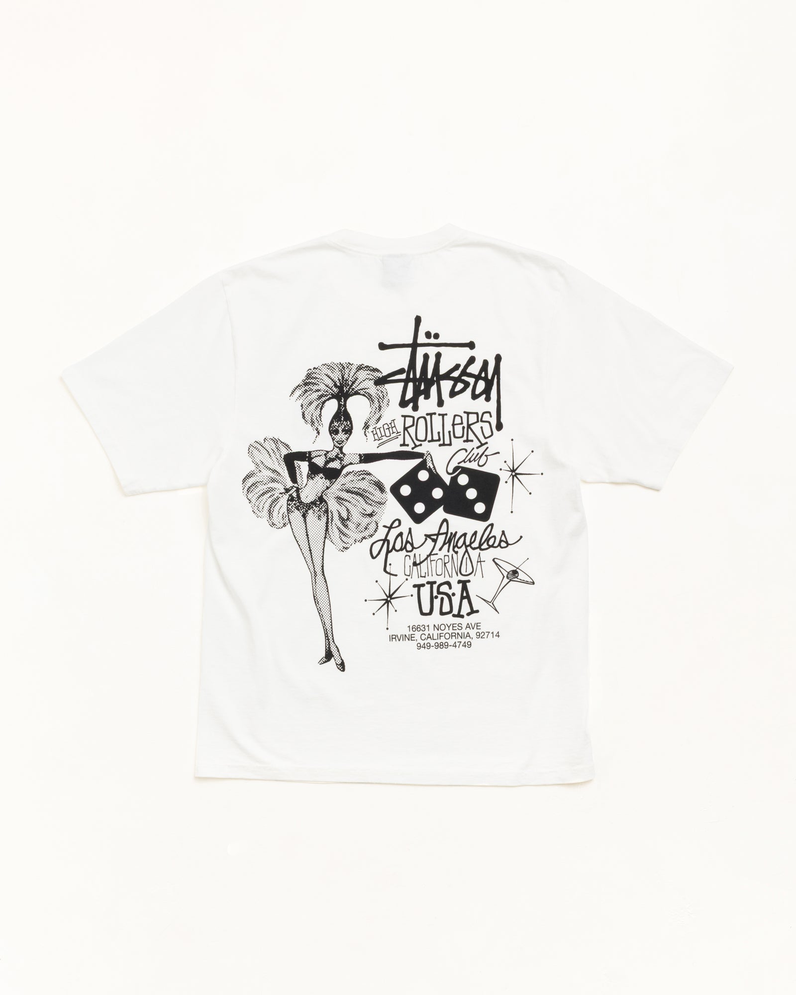 High Rollers Pig. Dyed Tee Unisex Short Sleeve In Natural