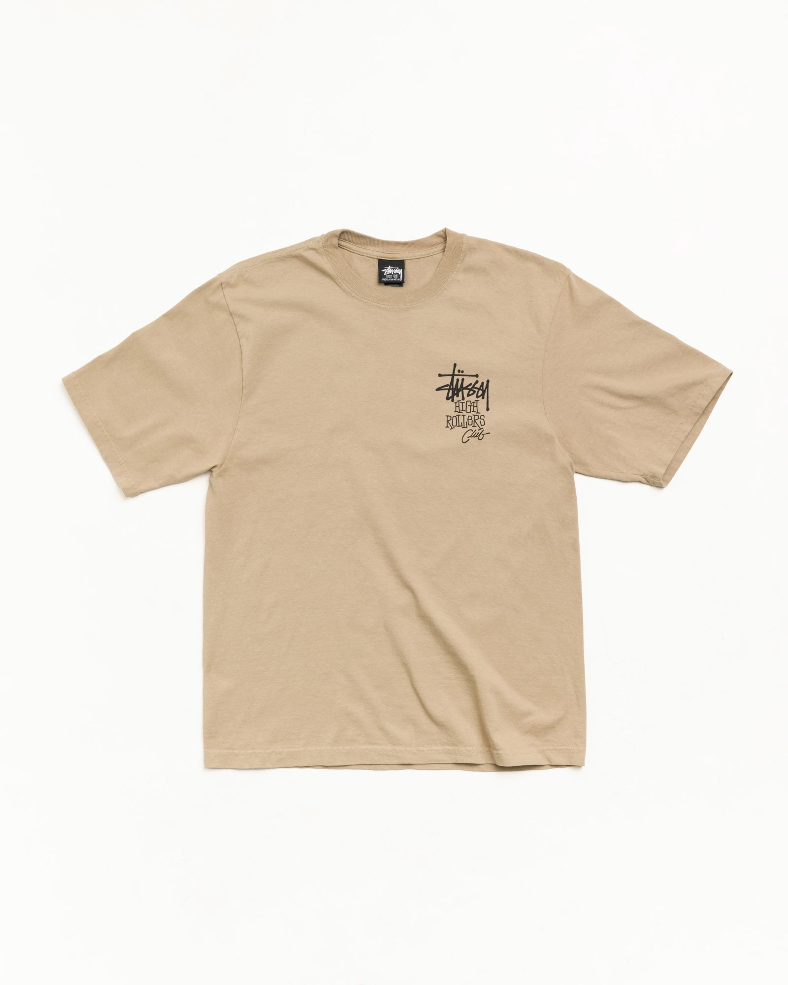 High Rollers Pig. Dyed Tee Unisex Short Sleeve In Rock